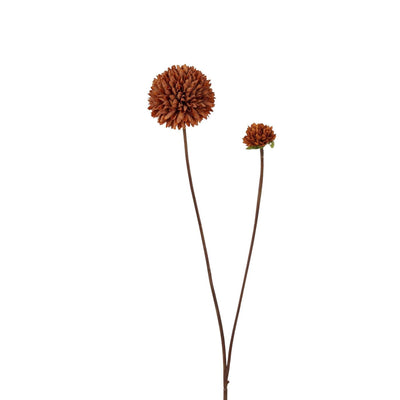 Künstlicher Blumenbommel aus der Roberts-Kollektion, 66 cm, helles Kaffeebraun
