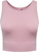 Spielen Sie nur Onpjaia Life Un SL Seam Short Top Noos Damen Top – Lila