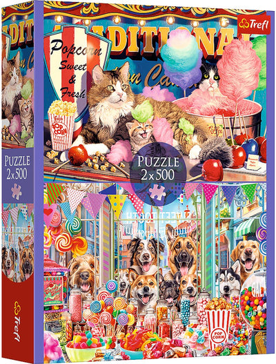 Trefl Puzzle Fluffy Friends – 2-in-1-Puzzle für Kinder.