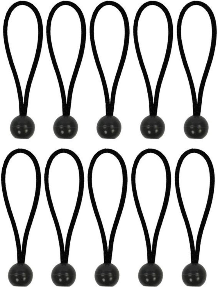 Proplus 365644 Zeltspanner-Set Selbstspanner-Set 10 Stück – elastisch 15 cm mit Kunststoffkugel 10 Stück