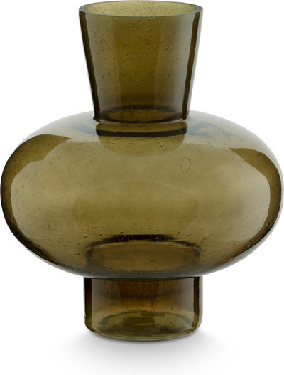 Vtwonen - Basic - Vase - Grün - Glas - 23x23x27