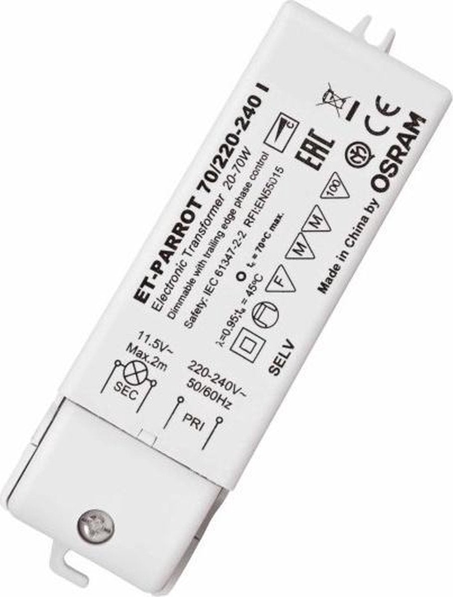 Osram Parrot Transformator Niederspannungs-Beleuchtungssystem – 4008321111593 – e3ayc