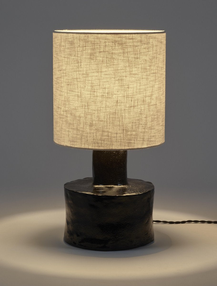 Serax - Marie Michielssen Beleuchtung - Tischlampe - Schwarz Beige - 25 ø - H 47,00 cm - 3,80 kg
