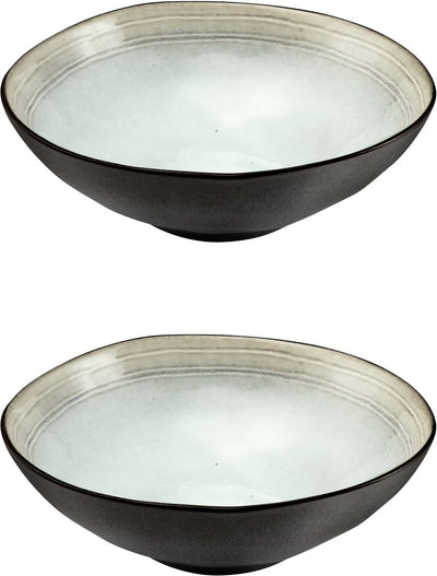 Medard de Noblat - Schattenperlmutt - Salatschüssel 24 cm - 2 Teile