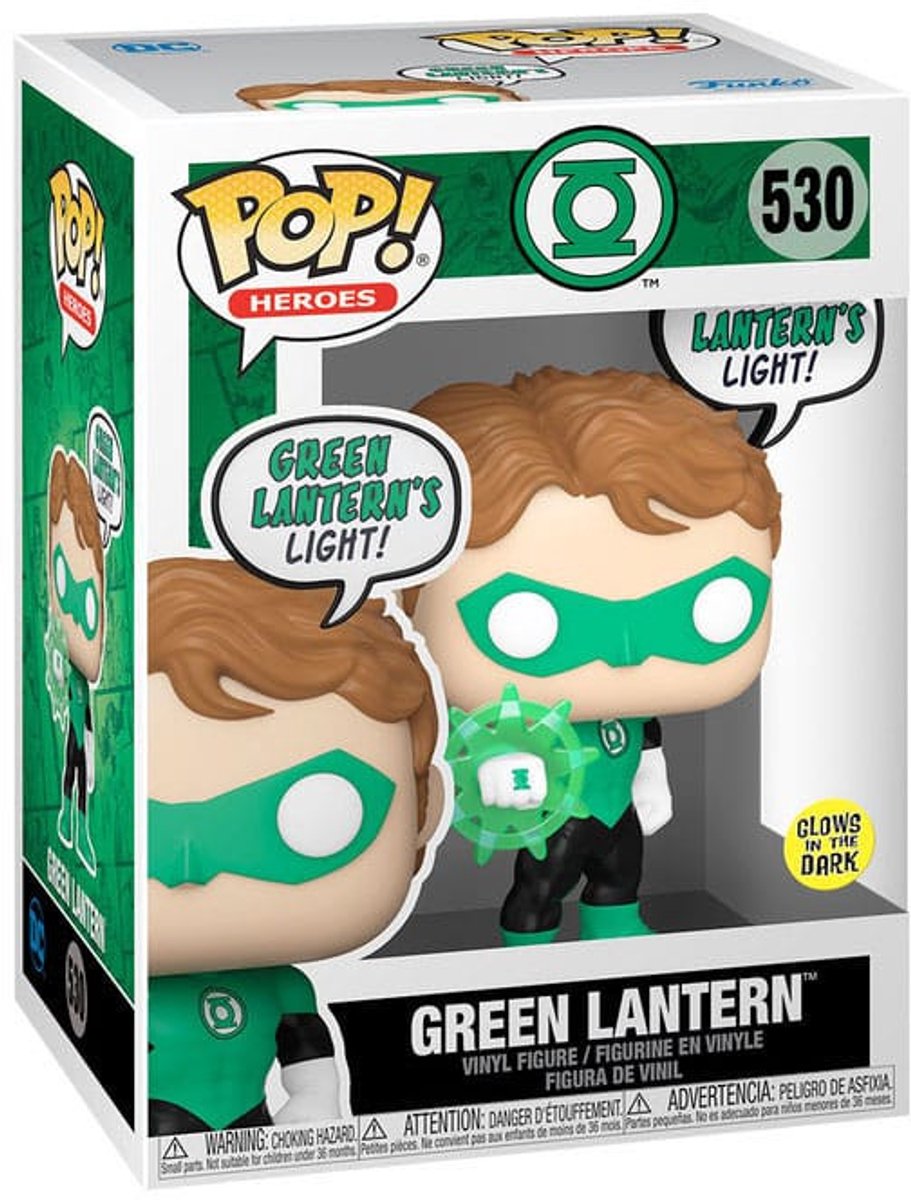 Funko DC Comics Pop! Helden Vinyl Green Lantern (Vorsicht) #530