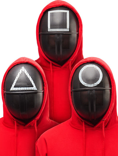 Rubies-Schutzmasken-Set – Set mit 3 Masken für Erwachsene – Einheitsgröße