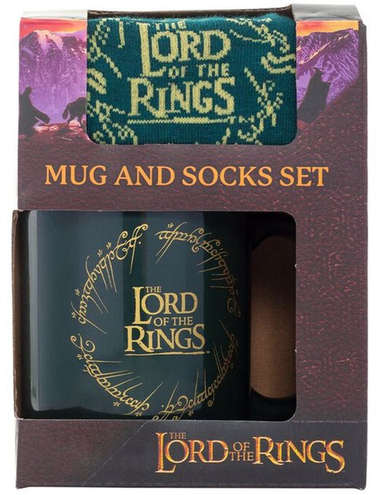 Der Herr der Ringe Bechersocken Unisex-Kopf – mehrfarbig – Standard