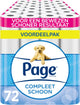 Page ® scottex® Toilettenpapier – völlig sauberes Toilettenpapier – 72 Rollen – Vorteilspack