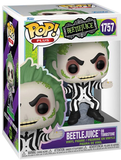 Funko Beetlejuice Beetlejuice mit Tombstone Vinylfigur 1757 Pop! mehrfarbig Unisex