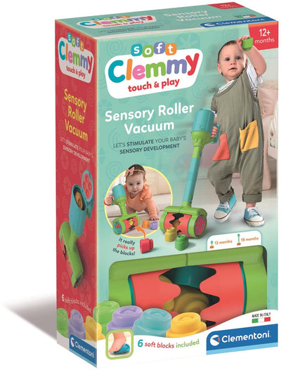 Clementoni Soft Clemmy Staubsauger mit 6 Blöcken