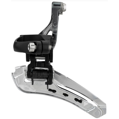 Shimano Voorkauleila 2 x 10 Geschwindigkeit Tiagra FD-4700 Ø28.6 Ø31,8 mm Klemme Down-Pull 61-66 ° 46-53T Grau