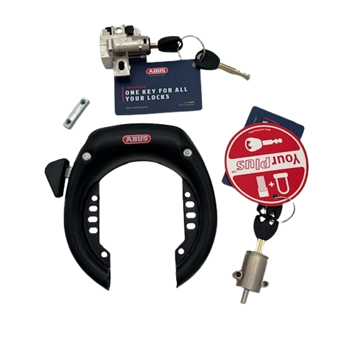 ABUS LOCK 5750L NR BK BLO DOWNTUBE 2 + INTUBE 2.1 (Arbeitsplatzverpackung).