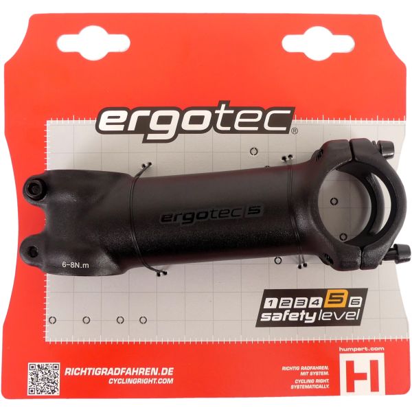 Vorbau Ergotec Shark 31.8Mm 110Mm Schwarz