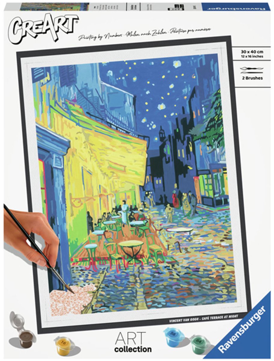Ravensburger Kreart Gemälde im Number Cafe Terrace Van Gogh