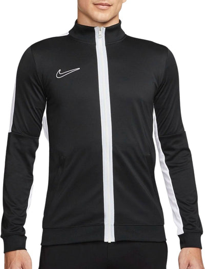 Nike Herren-Strick-Fußball-Trainingsjacke – Schwarz – Größe S