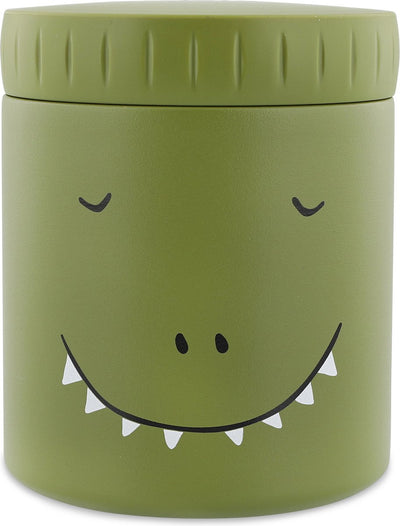 Trixie Thermosbehälter - mr. Dino – Thermotopf für Kinder – 350 ml – Edelstahl-Thermobecher – ideal für Baby-Snacks – grün