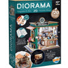 Buki France Buki – Modellbausatz – Diorama – Holz – Miniaturcafé