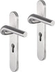 Impresso Newport gebürsteter Edelstahl auf ovalem Schild PC55