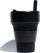 Stojo - Biggie Cup - Kaffee-Tee-Tasse - 470 ml - wiederverwendbar - faltbar - Schwarz
