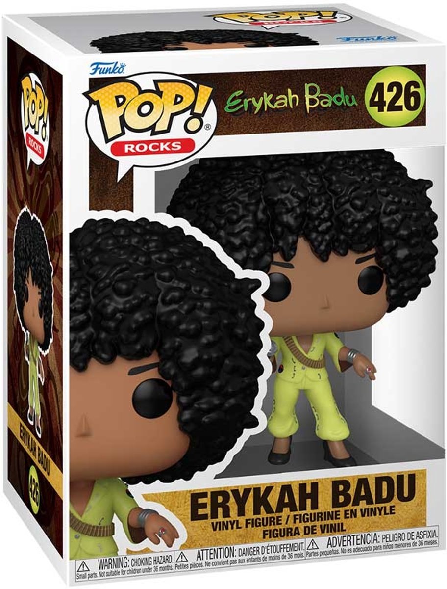 Funko Erykah Badu Pop! Rocks Vinylfigur Erykah Badu (Essence Awards) 9 cm Pop! Figur