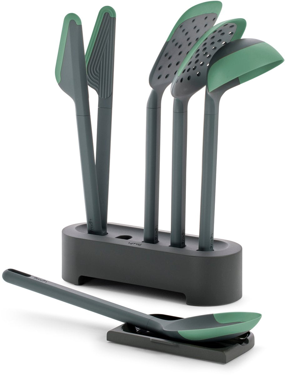 Lékué Küchengeschirr-Set – kratzfrei – grün
