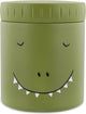 Trixie Thermosbehälter - mr. Dino – Thermotopf für Kinder – 350 ml – Edelstahl-Thermobecher – ideal für Baby-Snacks – grün