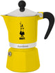 Regenbogengelbe Kaffeemaschine von Bialetti – 6 Tassen – 300 ml – authentische italienische Espressomaschine
