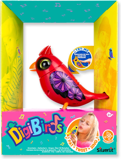 Silverlit Digibirds Single Cardinal – interaktiver Vogel