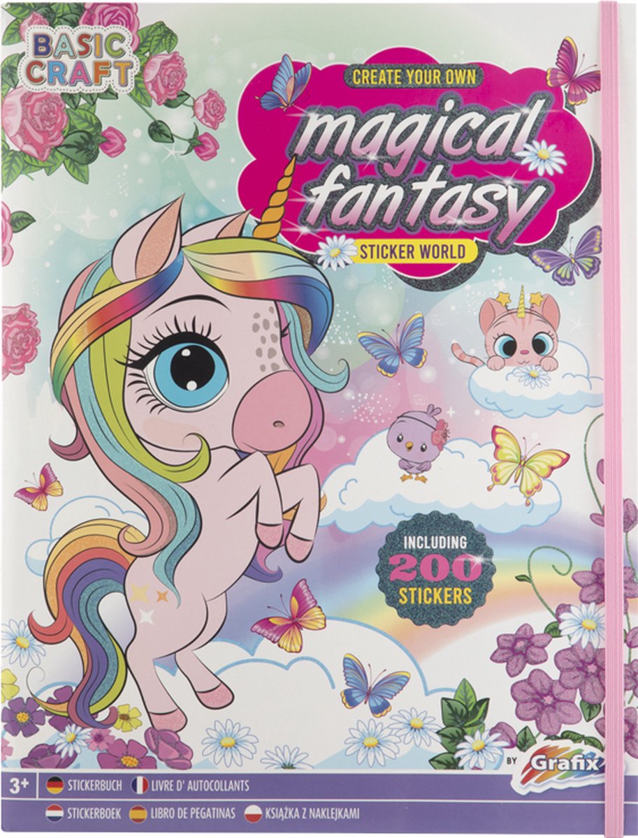 Aufkleberbuch Magical Fantasy mit 200 Aufklebern
