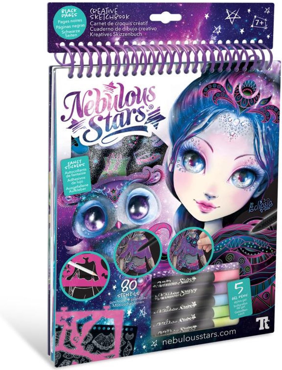 Nebulöse Sterne – kreatives Skizzenbuch