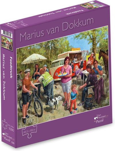 Marius van Dokkum Puzzle - Imbisswagen - 1000 Teile