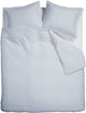 Ambiante Satin-Uni-Bettbezug – Doppelbett – 200 x 200 220 cm – Hellblau