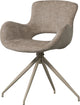 Woood Eliva Esszimmerstuhl – Struktur Sand – Lila – 2er-Set