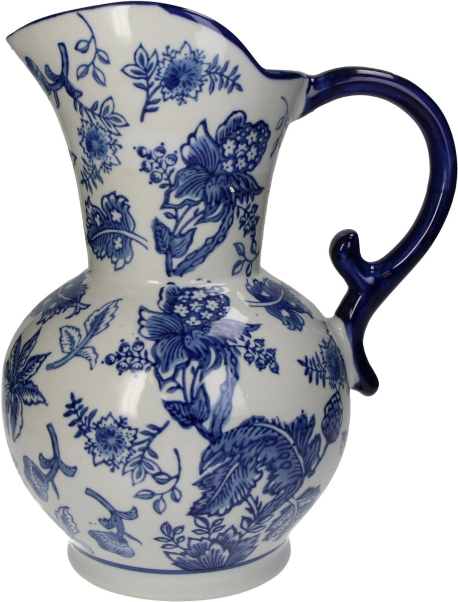 HD Collection Vase Porzellan blau 20,5x19x30,5cm
