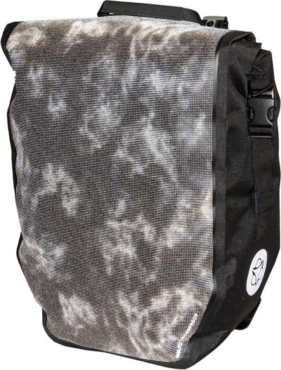 Agu Clean Shelter Fahrradtasche groß – 100 % wasserdicht – 21 Liter – recyceltes Material – inkl. Laptopfach 14 Zoll – schwarz reflektierend