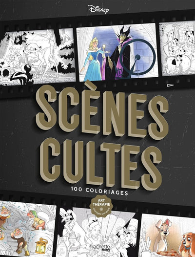 Hachette-Helden, Disney-Szenen, Kulte, 100 Malvorlagen – Malbuch für Erwachsene