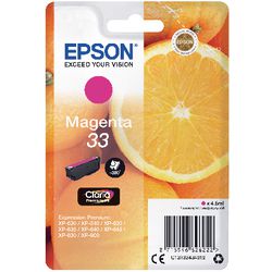 Tintenpatrone Epson C13T33434012 Magenta