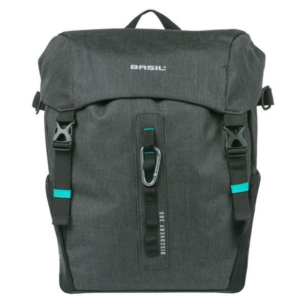 Basil Einzeltasche Discovery 365d L Mik 20l 15 x 23 x 35 cm – Schwarz