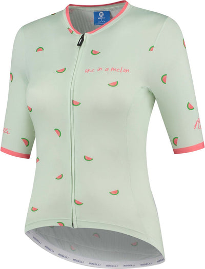 Rogelli Fruity Radtrikot – kurze Ärmel – Damen – Mint, Koralle – Größe L