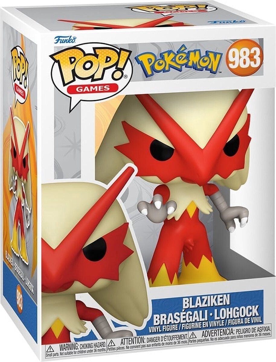 Funko-Pop-Spiele: Pokémon – Blaziken Pop #983
