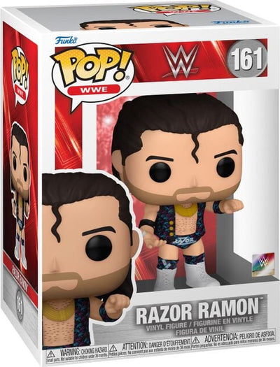 Funko WWE Razor Ramon Vinylfigur 161 Pop! Allover-PVC – Fan-Merch, Sport, WWE-Wrestling