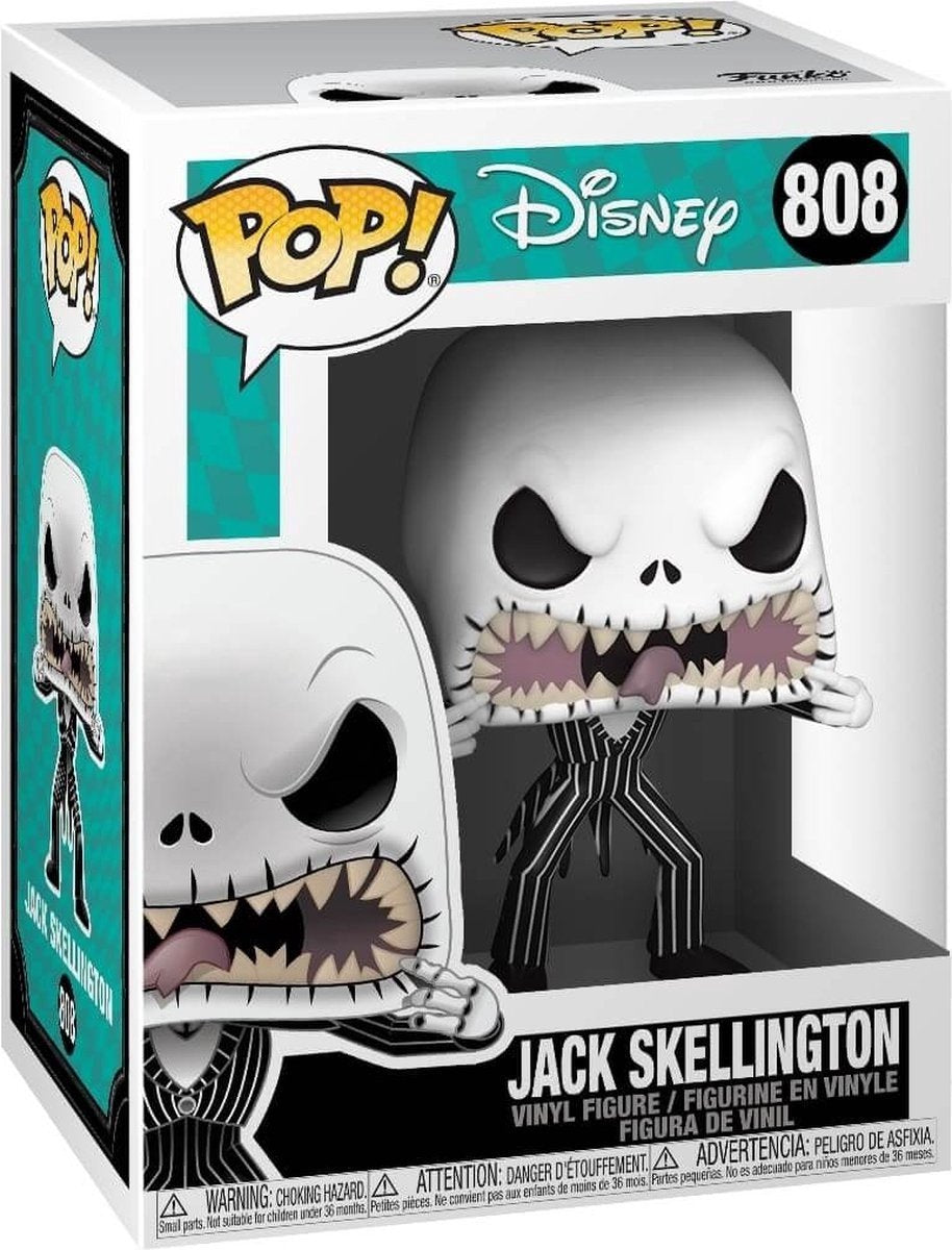 Funko Pop Disney: Der Albtraum vor Weihnachten – Jack Skellington (Scary Face) Pop #808