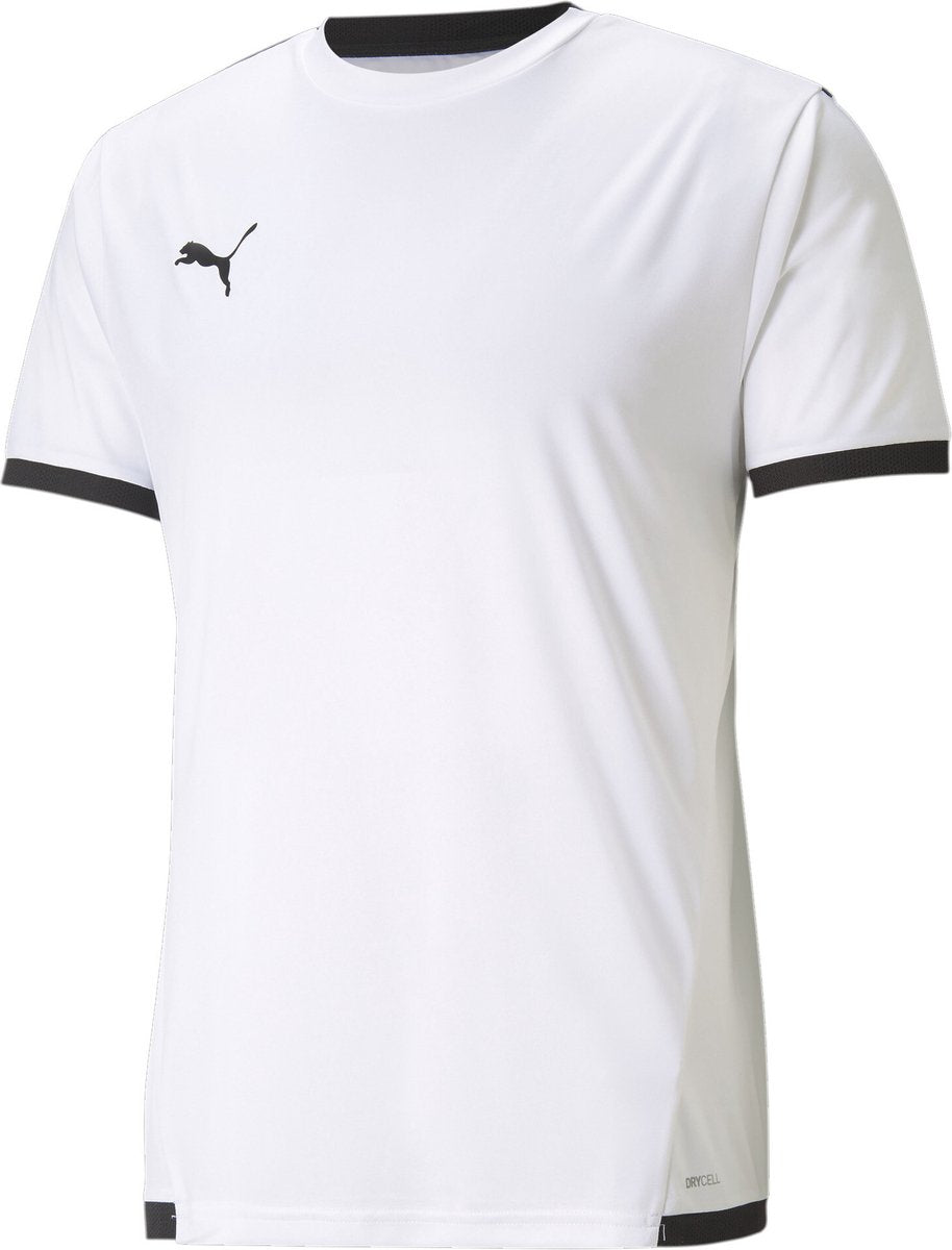 Puma Teamliga Trikot Herren Sportshirt - Weiß-Schwarz