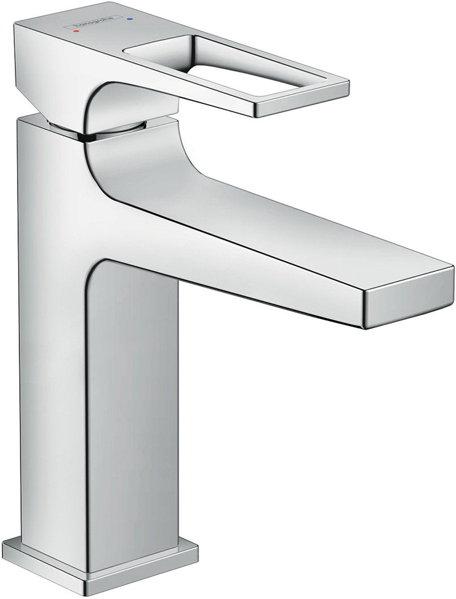 Hansgrohe Metropol Einhebel-Waschtischmischer 110 mit Bügelgriff mit ausziehbarem Ablaufgarnitur chrom