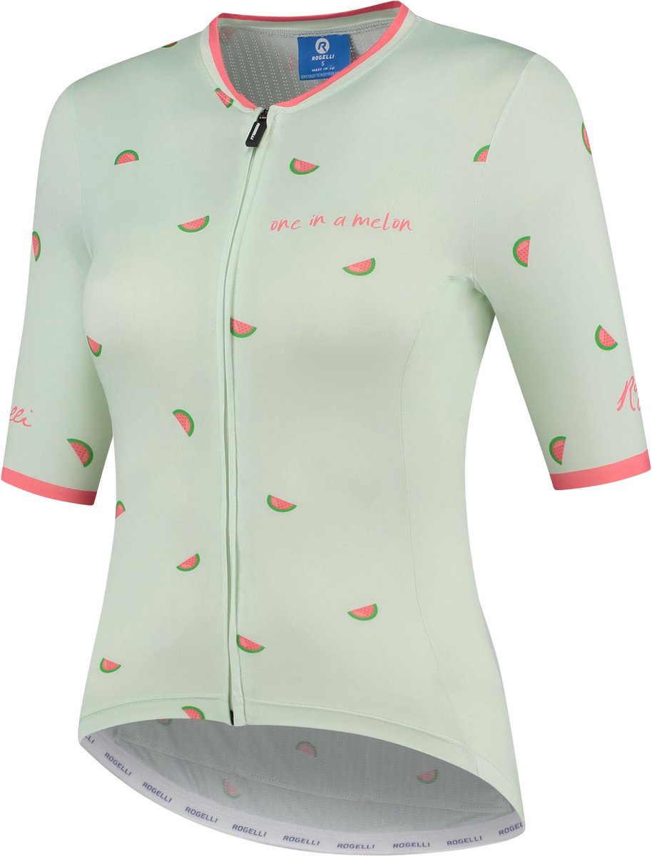 Rogelli Fruity Radtrikot – kurze Ärmel – Damen – Mint, Koralle – Größe L