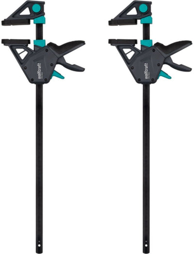 Wolfcraft - 2 Klebeklemmen 450 mm - Klebeklemme Pro Max - 8662060