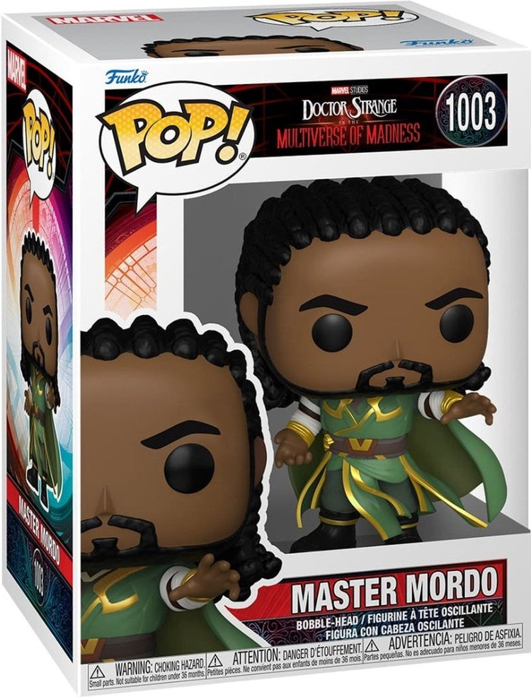 Funko Doctor Strange Sammelfigur Marvel Doctor Strange im Multiversum of Madness Pop! Master Mordo 9 cm mehrfarbig