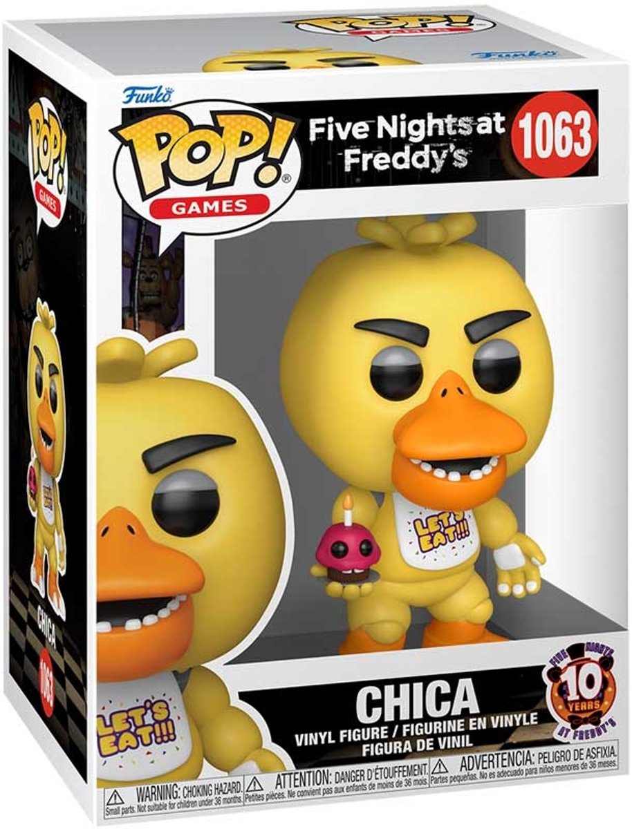 Funko-Pop! Spiele: Fünf Nächte bei Freddy's – Chica w Cupcake #1063