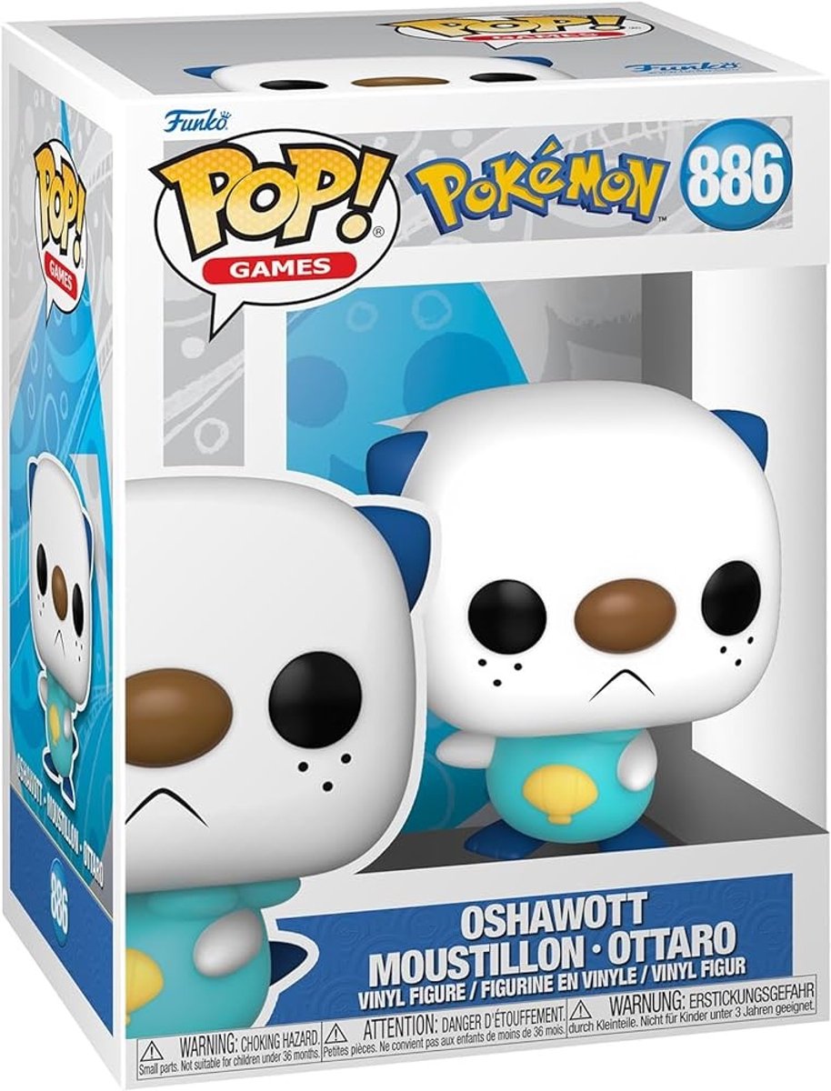 Funko-Pop-Spiele: Pokémon – Oshawott Pop #886