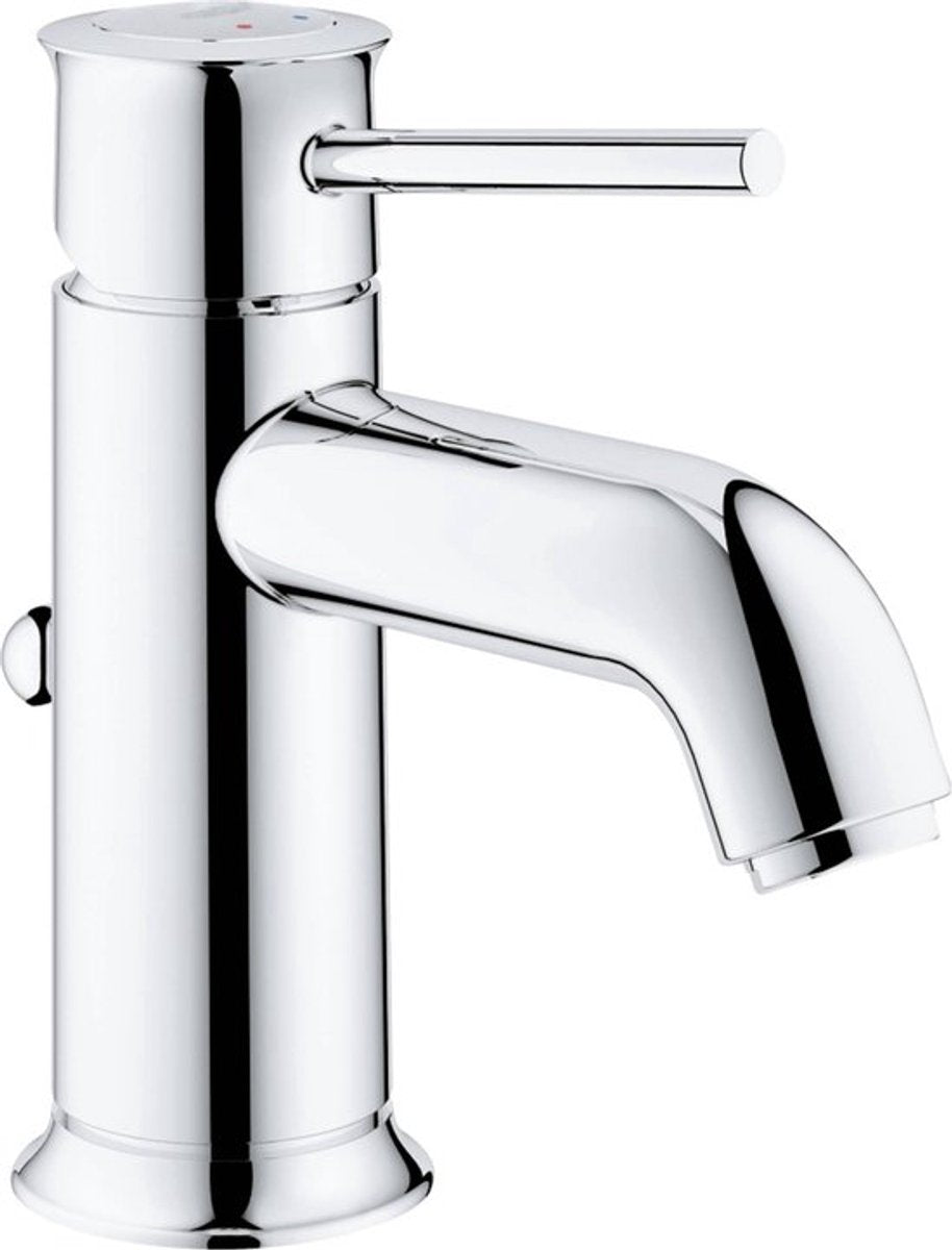 Grohe startet klassische Waschtischarmatur – S-Größe – mit Ablaufgarnitur – Chrom